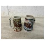 2 BUDWEISER  MUGS