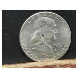 1962 SILVER FRANKLIN HALF DOLLAR