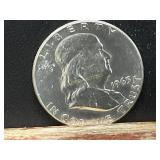 1963 SILVER FRANKLIN HALF DOLLAR