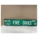 FIVE OAKS RD