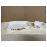 2 CORNING WARE PIECES