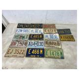 17 LICENSE PLATES