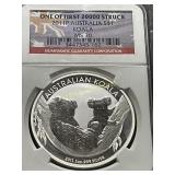 2011P ONE DOLLAR SILVER AUSTRALIAN KOALA