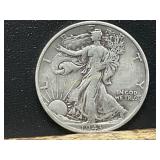 1943 D SILVER WALKING LIBERTY HALF DOLLAR