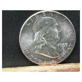 1955 SILVER FRANKLIN HALF DOLLAR