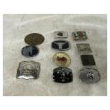 11 BELT BUCKLES