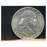 1956 SILVER FRANKLIN HALF DOLLAR