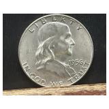 1956 SILVER FRANKLIN HALF DOLLAR
