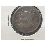 1848 1 CENT LIBERTY HEAD COIN