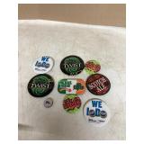 BEER BUTTONS AND PINS