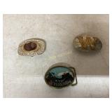 3 BELT BUCKLES