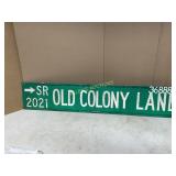 OLD COLONY LAND