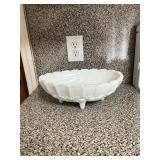 MILK GLASS BOWL