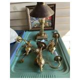 ELECTRIC LAMP SCONCES MIRROR