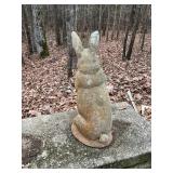 Concrete Rabbit Garden Sculpture