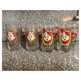 Set of 8 Alvin and the Chipmunks Drinking Glasses