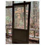 WOOD AND SCREEN DOOR