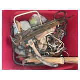 BOX OF ASSORTED TOOLS
