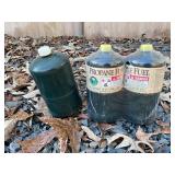 Lot of Three 16 oz Propane Fuel Cylinders