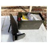 Metal Ammo Box With Hardware Components