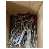 BOX OF WRENCHES