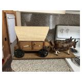 HORESE AND WAGON LAMP