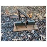Vintage Manual Miter Saw with Adjustable Base