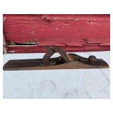 Vintage Cast Iron Jointer Plane with Wooden Handle