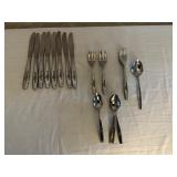 Floral Stainless Steel Flatware Set by Oneida