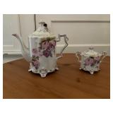 Royal Crown Chantal Tea Set, Hand-Painted, 1951