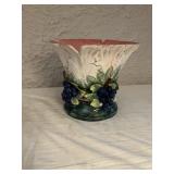 VASE WITH GRAPE DECOR