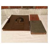 Three Vintage Books Including Scrapbook