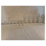 Set of Assorted Cut Glass Stemware