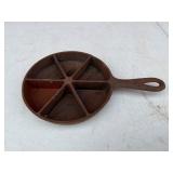 Cast Iron Divided Skillet With Six Sections