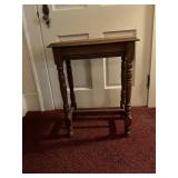 WOODEN END TABLE