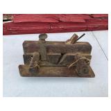 Wooden Plow Plane with Steel Blade and Adjustable