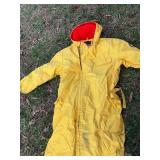 Vintage Yellow Ski-Doo Snowmobile Suit by Walker