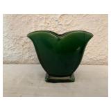 Green Glazed Pottery Vase by McCoy, USA