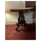 EASTLAKE STYLE MARBLE TOP TABLE