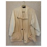 Eddie Bauer Canvas Jacket in Beige, Size Medium