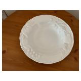 Ceramiche Design White Bowl With Relief