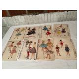 Collection of Vintage Sewing Patterns for Girlsï¿½ D