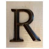 Metal Letter R Wall Decor