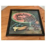 Framed Still Life Fruit Print