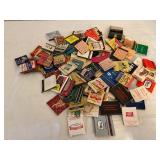Collection of Vintage Matchbooks with Advertising