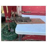 Cast Iron Bench Vise on Steel Plate