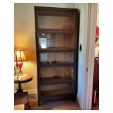 Globe-Wernicke Oak Sectional Bookcase with Glass F