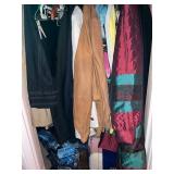 Assorted Clothing, Accessories, and Bedding Ensemb