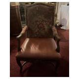 LEATHER BOTTOM CHAIR