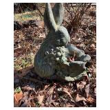 Cast Stone Rabbit Garden Planter